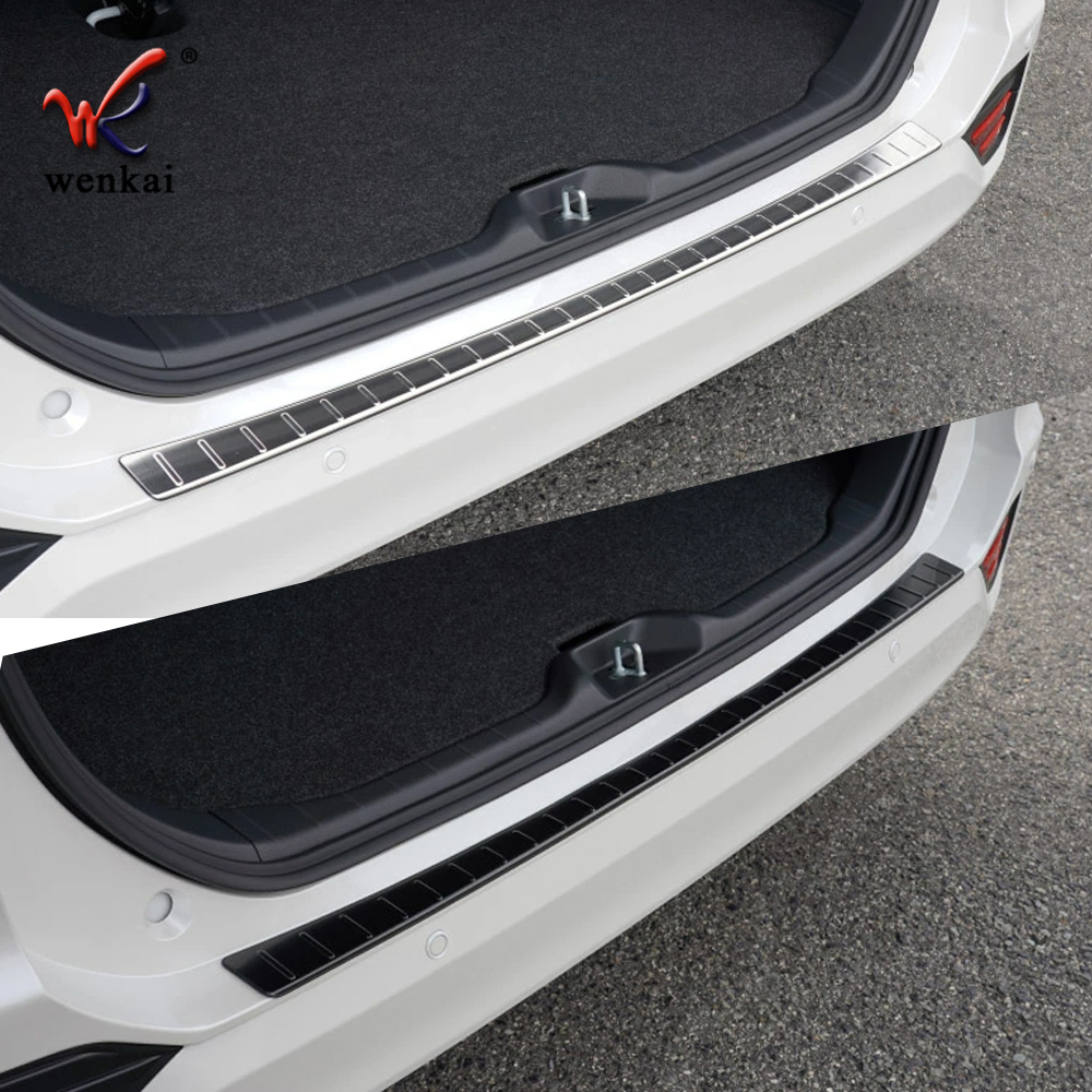 Защита Порога для Ног Заднего Бампера Toyota Voxy Noah 2022, хром, из Нержавеющей Стали