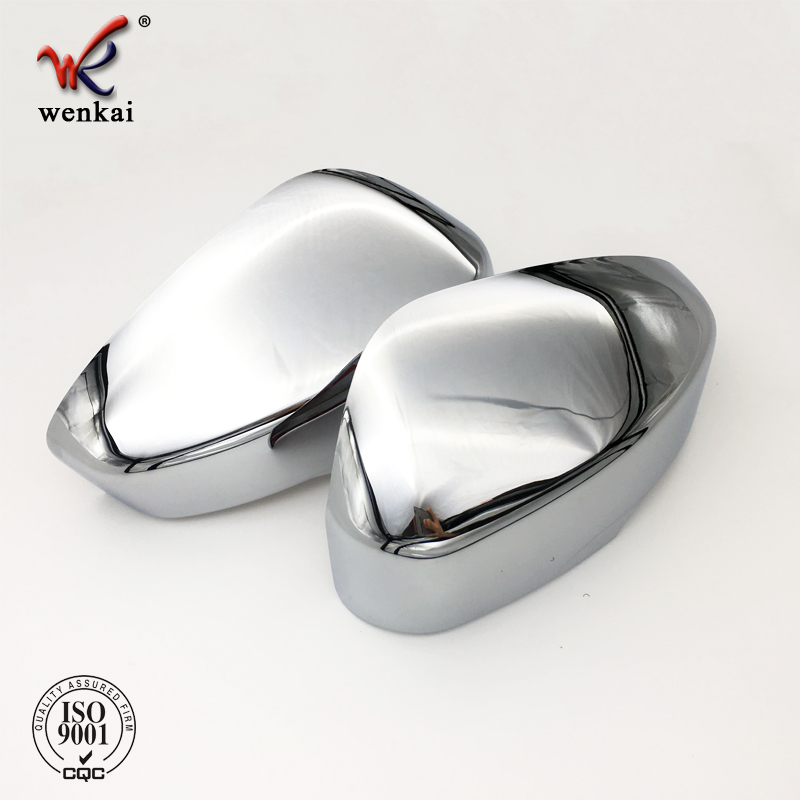 Накладка на зеркало Mitsubishi Eclipse Cross 2018, черная, из качественного материала.
