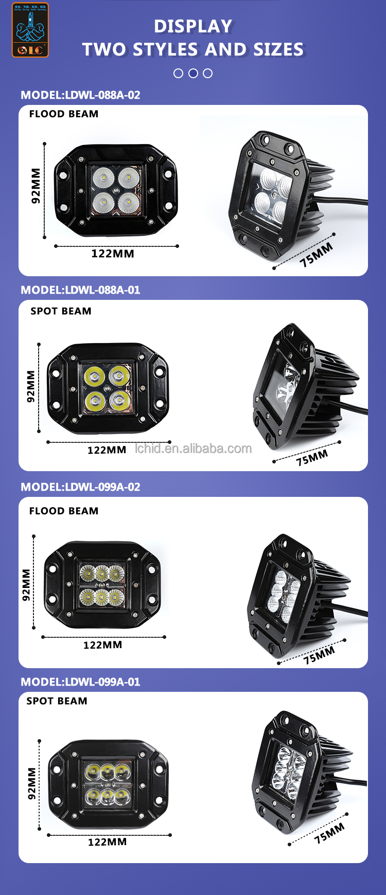 12v-24v-Led-Working-Light-48inch-Square-Lamp-12w-1200lm-Spot-Beam-White-Light-For-Offroad-Universal-Truck-Cars-1601072344083-4