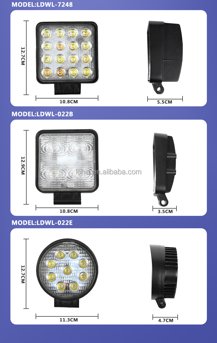 Universal-Auto-Parts-27w-Led-Working-Light-2700lm-Super-Thin-20mm-Spot-Beam-6000k-For-Vehicle-Truck-Offroad-1601060997252-5