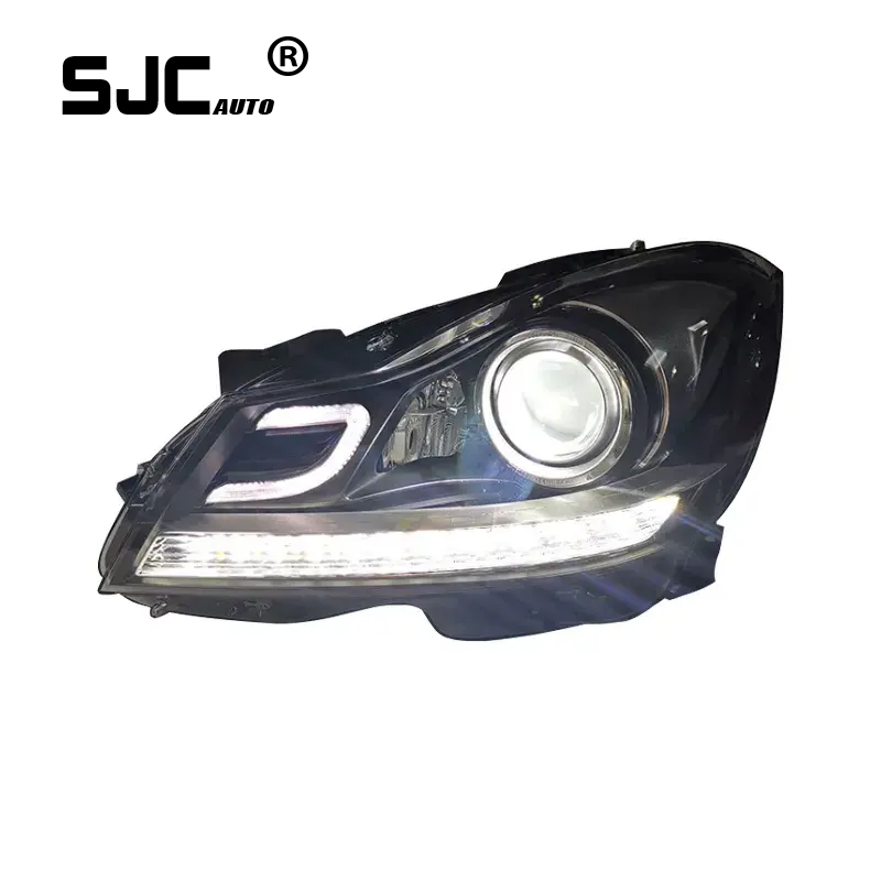 Комплект Передних Светодиодный Фар для Mercedes-Benz C-Class (W204) 2007-2014