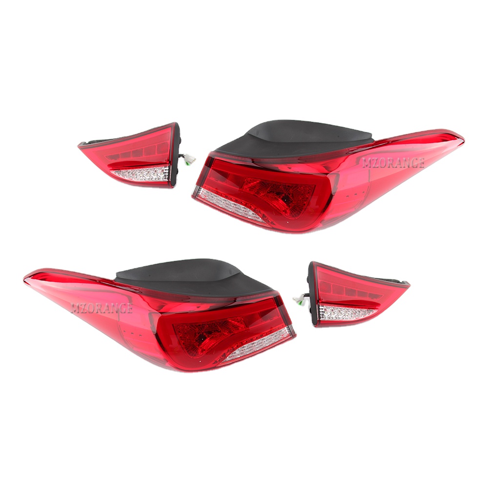 Комплект Задних Фонарей для Hyundai Elantra 2012-2014 Led Mzorange