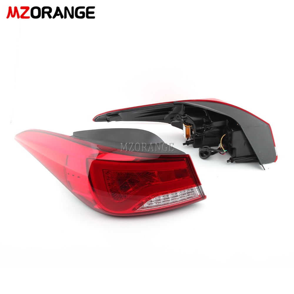 Комплект Задних Фонарей для Hyundai Elantra 2012-2014 Led Mzorange