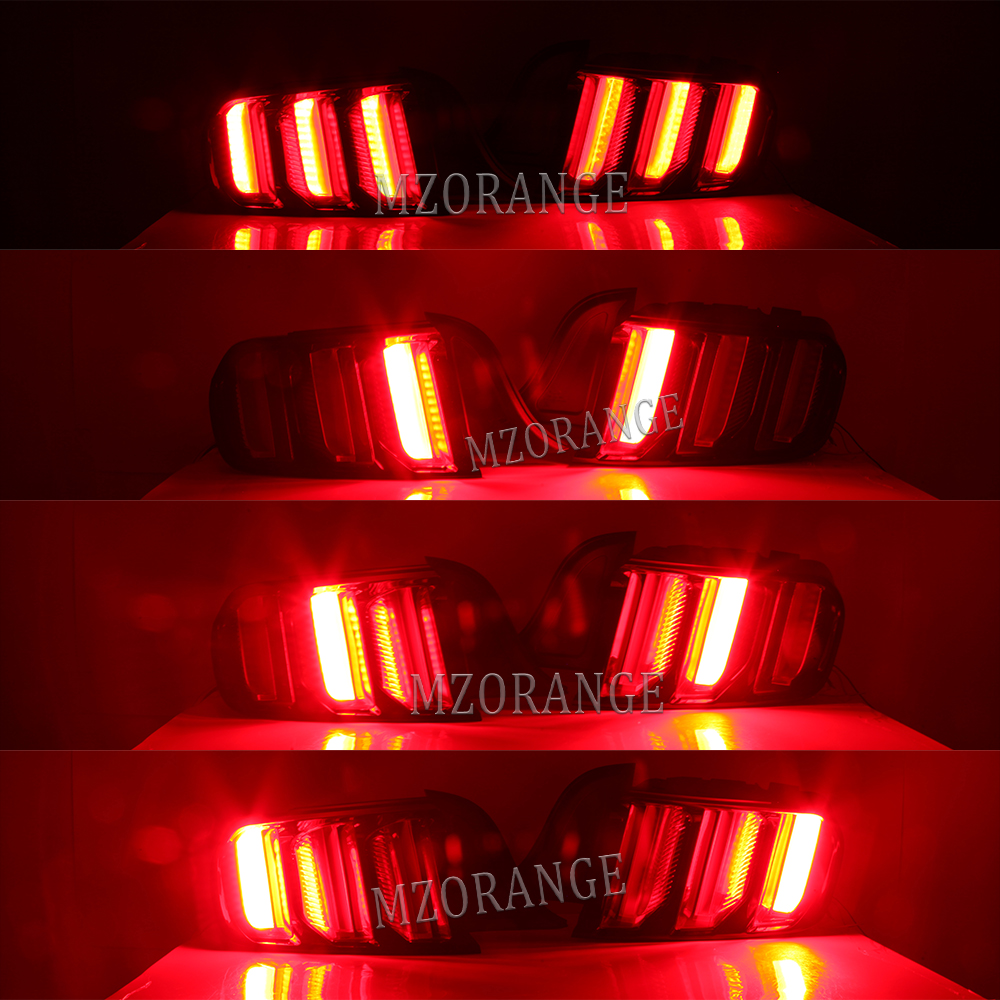 Комплект Задних Фонарей для Ford Mustang 2015-2016 Led Mzorange 12V 50 Вт