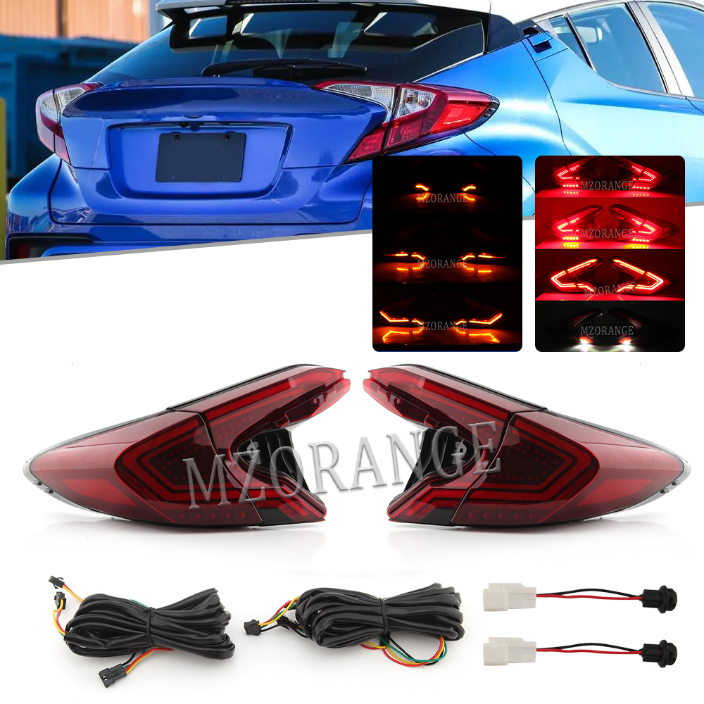 Комплект Задних Фонарей для Toyota Chr 2017-2019 Led Mzorange