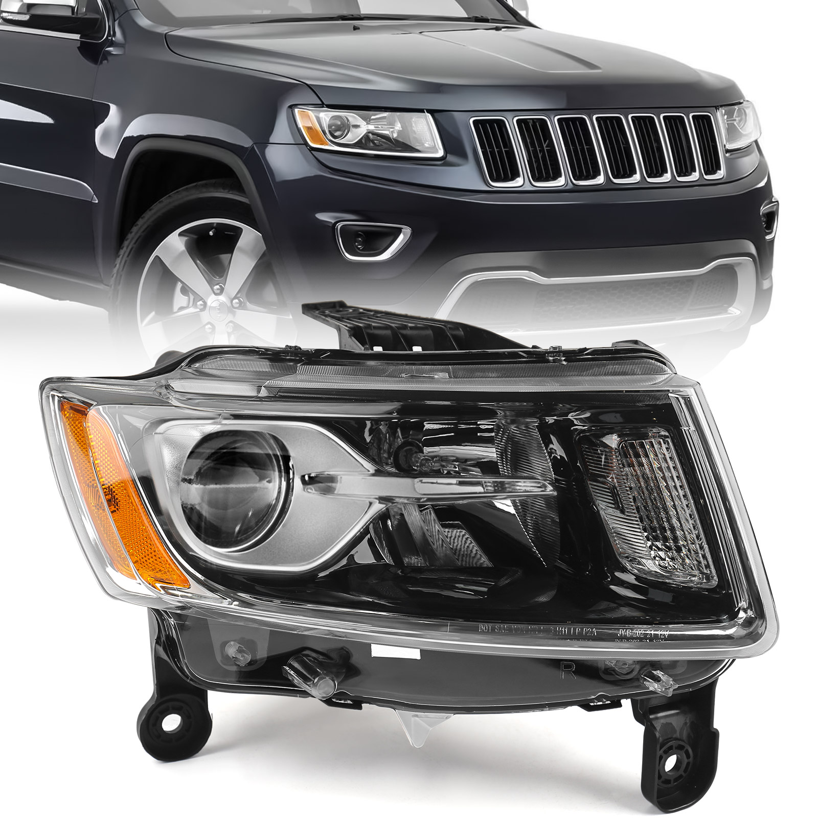 Передняя Фара Jeep Grand Cherokee 2016-2019 Halogen 20W 12V