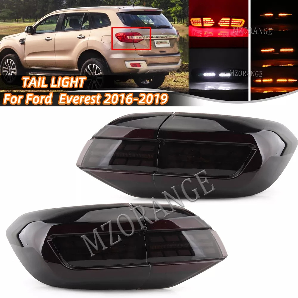 Комплект Задних Фонарей для Ford Everest 2016-2019 Led Mzorange