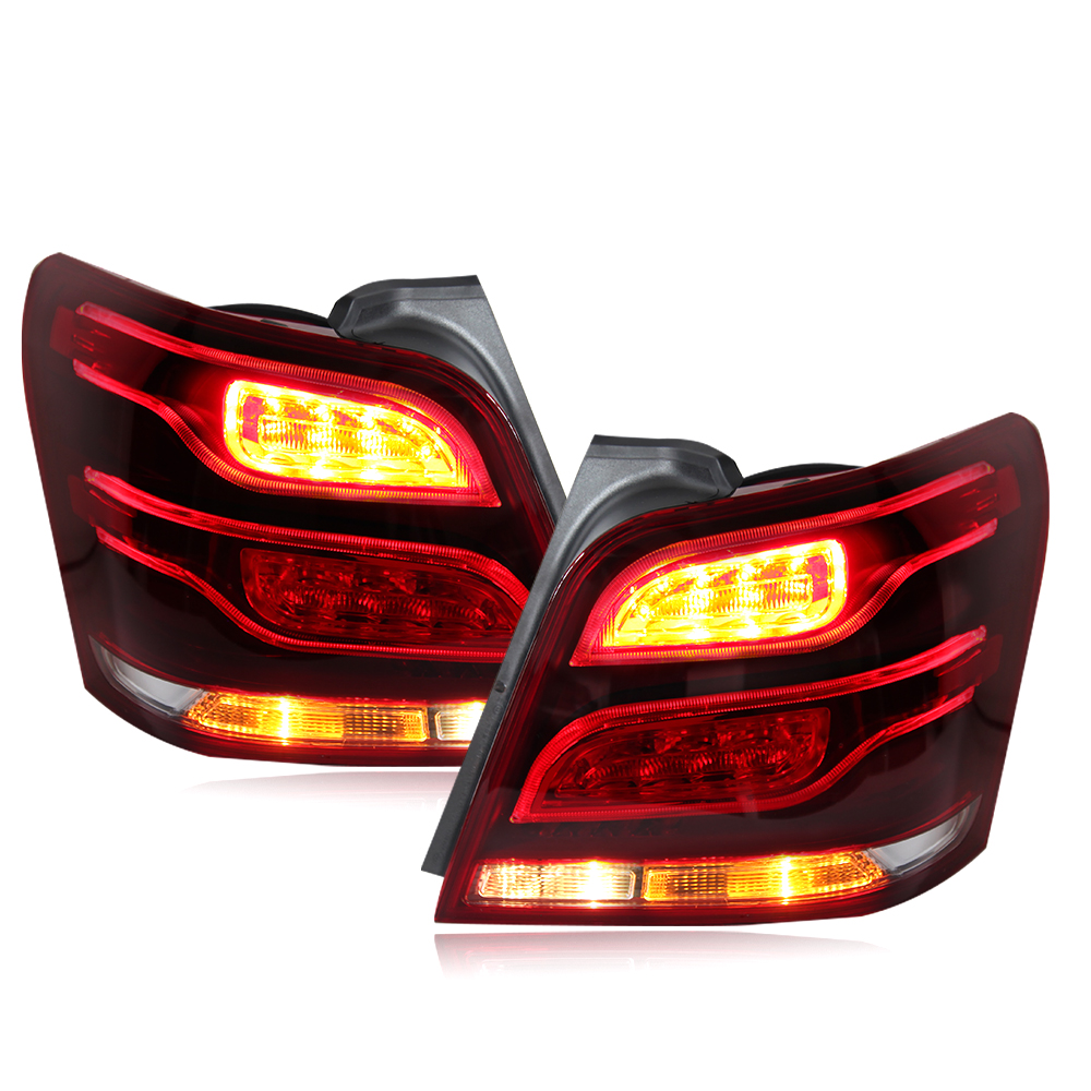 Комплект Задних Фонарей для Mercedes Benz Glk 2010-2012 Led Mzorange